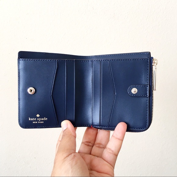 Kate Spade Staci Colorblk Small Zip Bifold Wallet - Picture 3 of 5